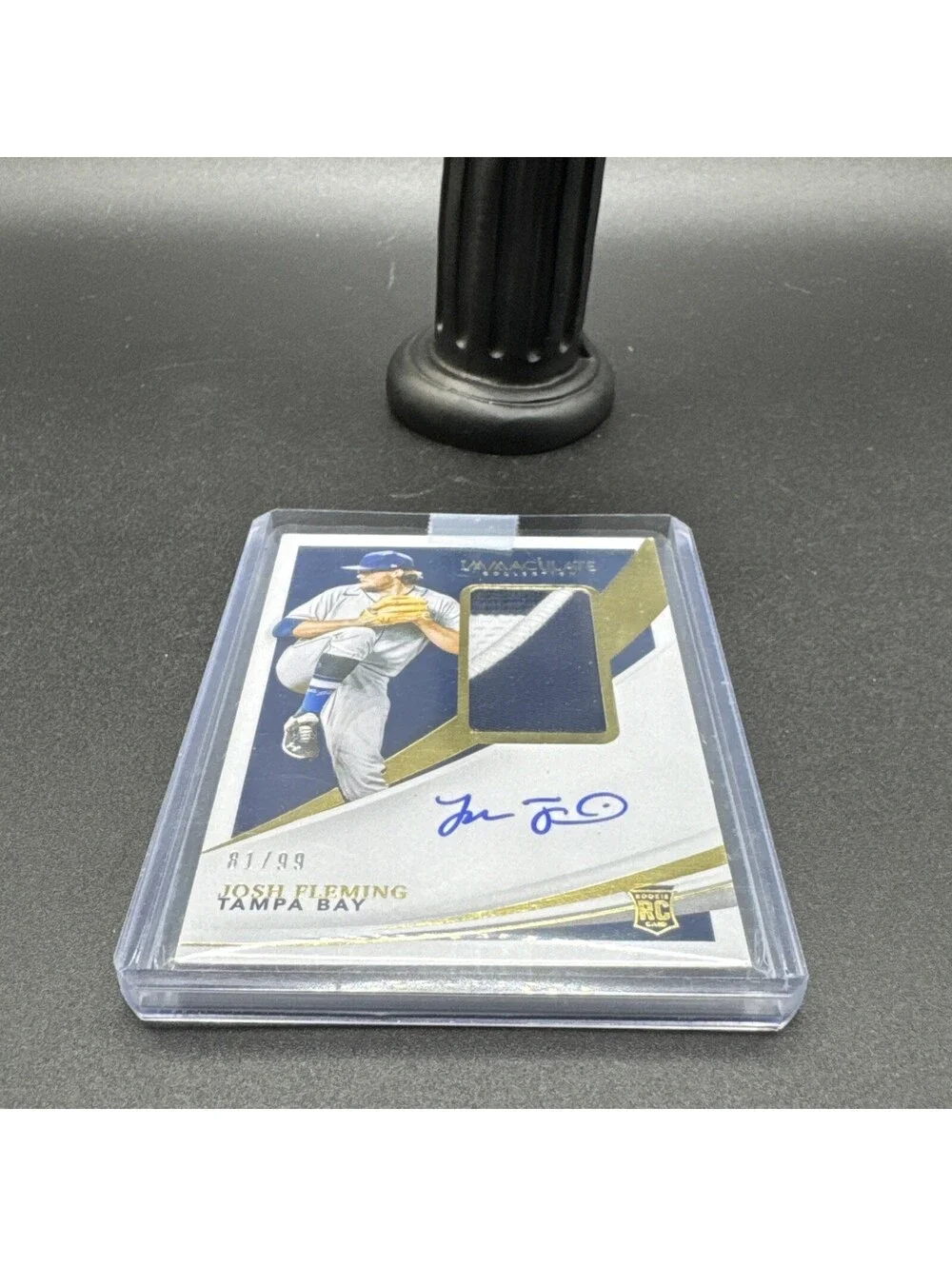 Josh Fleming Immaculate Collection No. 151 - 2021 Panini - Auto & Swatch 81/99